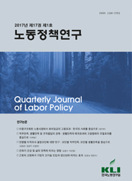 노동정책연구(2017년 제17권 제1호)