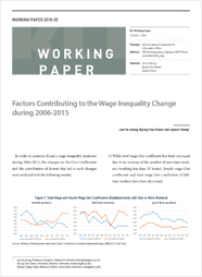 (Working Paper 2018-05) Factors Contributing to the Wage Inequality Change during 2006-2015