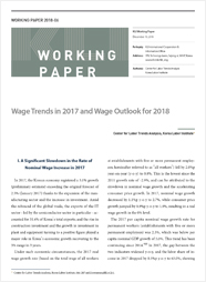 (Working Paper 2018-06) Wage Trends in 2017 and Wage Outlook for 2018