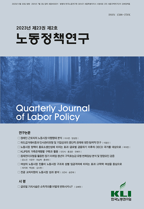노동정책연구(2023년 제23권 제2호)